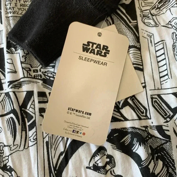 Disney Star Wars girls night gown nightgown sleep shirt Xl NWT - Picture 4 of 4
